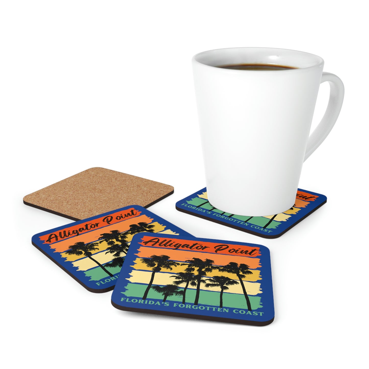Corkwood Coaster Set