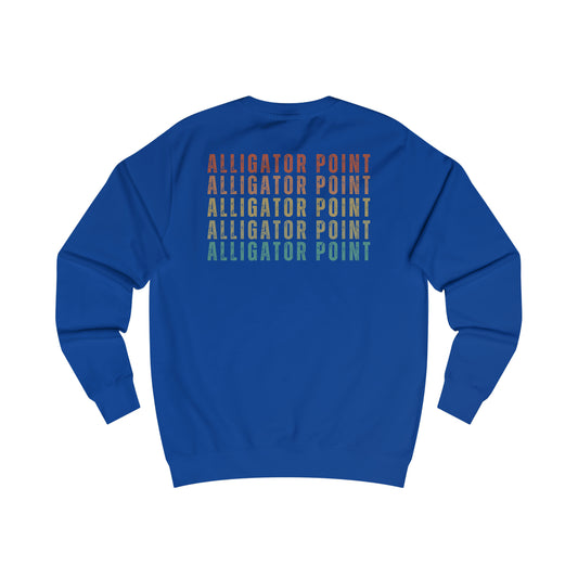 Alligator Point Repeat Sweatshirt (Hoodless)