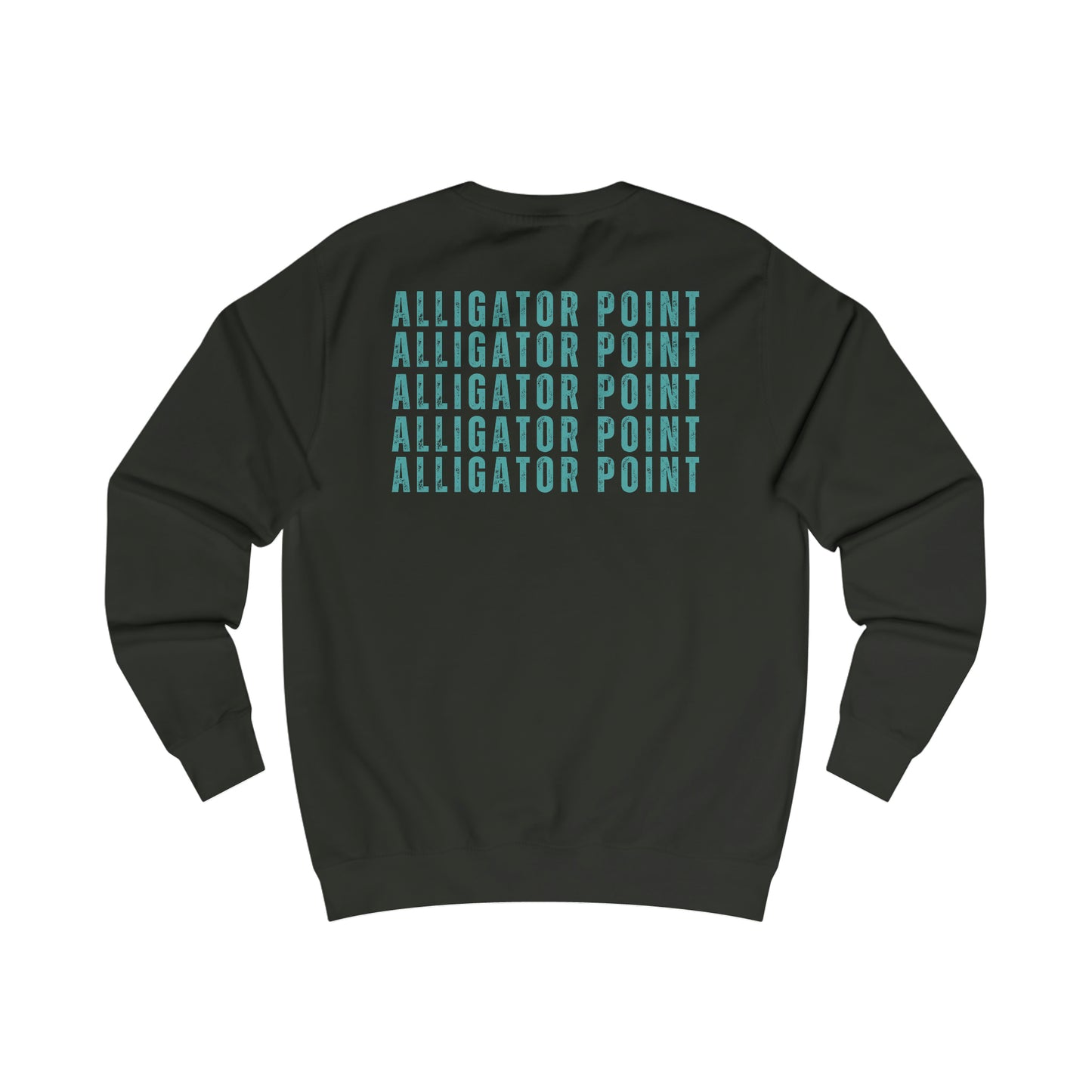 Alligator Point Blue Repeat Sweatshirt (Hoodless)